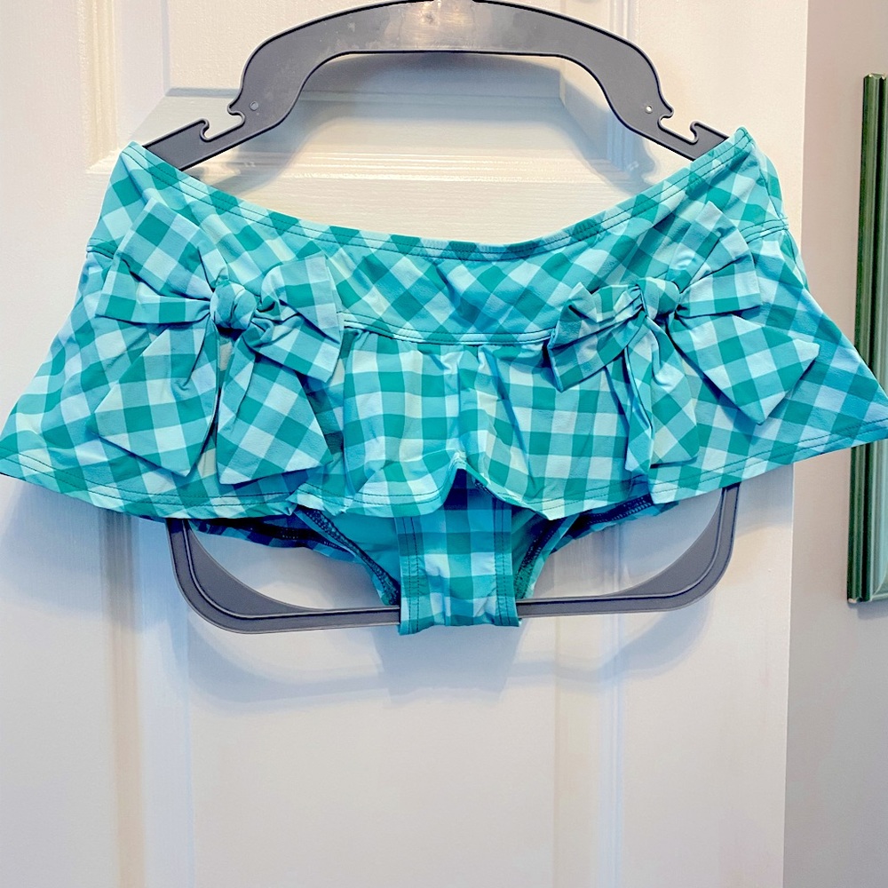 Juicy couture plaid mint bikini bottom
